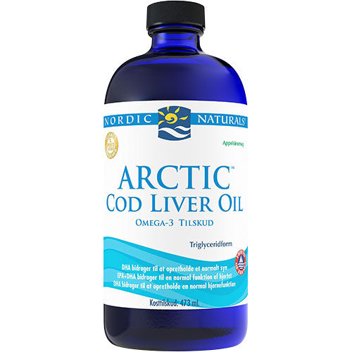 Arctic Cod Levertran m. appelsin fra Nordic Naturals