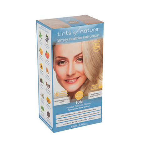 Naturlig Platina Blond Permanent Hårfarge 10N fra Tints of nature