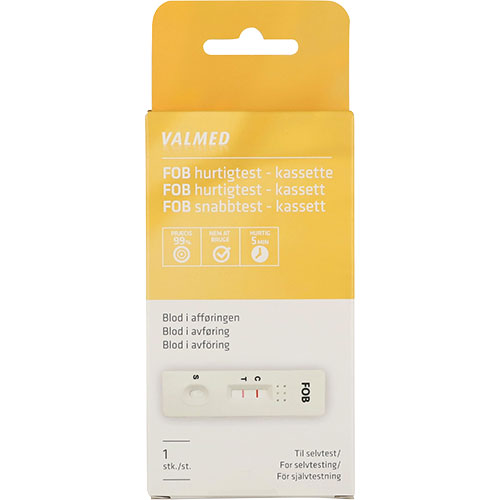 FOB-test (blod i avføring) 1 stk fra Valmed