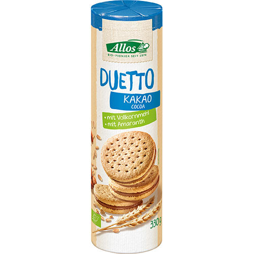 Dobbel Kjeks M. Kakaokrem Ø fra Allos