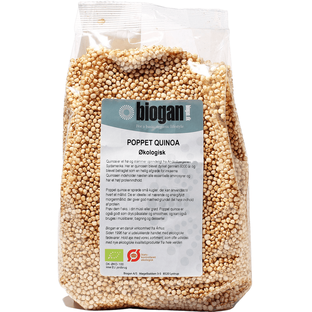 Biogan Poppet Quinoa Økologisk | 150 g fra Biogan
