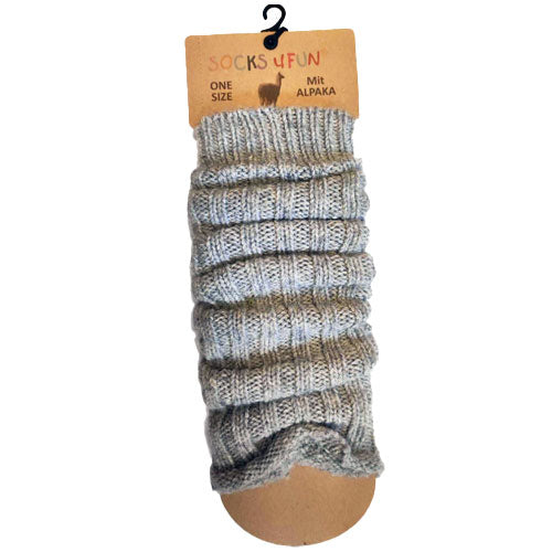 Leggvarmere i Ull og Alpakkaull - Antrasitgrå fra - Grå fra Mecindo.no