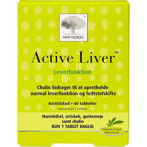 New Nordic Active Liver | 60 Tabl. fra New Nordic