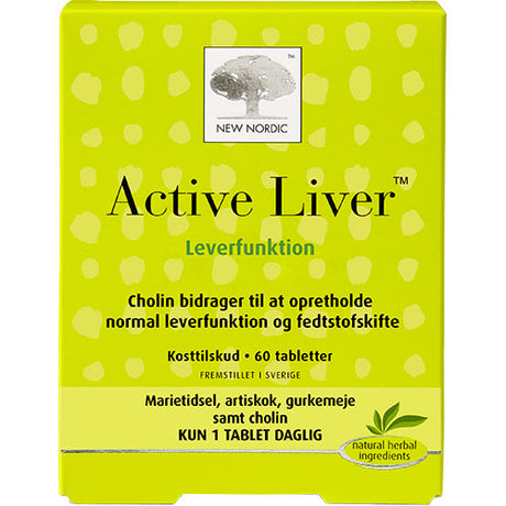 New Nordic Active Liver | 60 Tabl. fra New Nordic