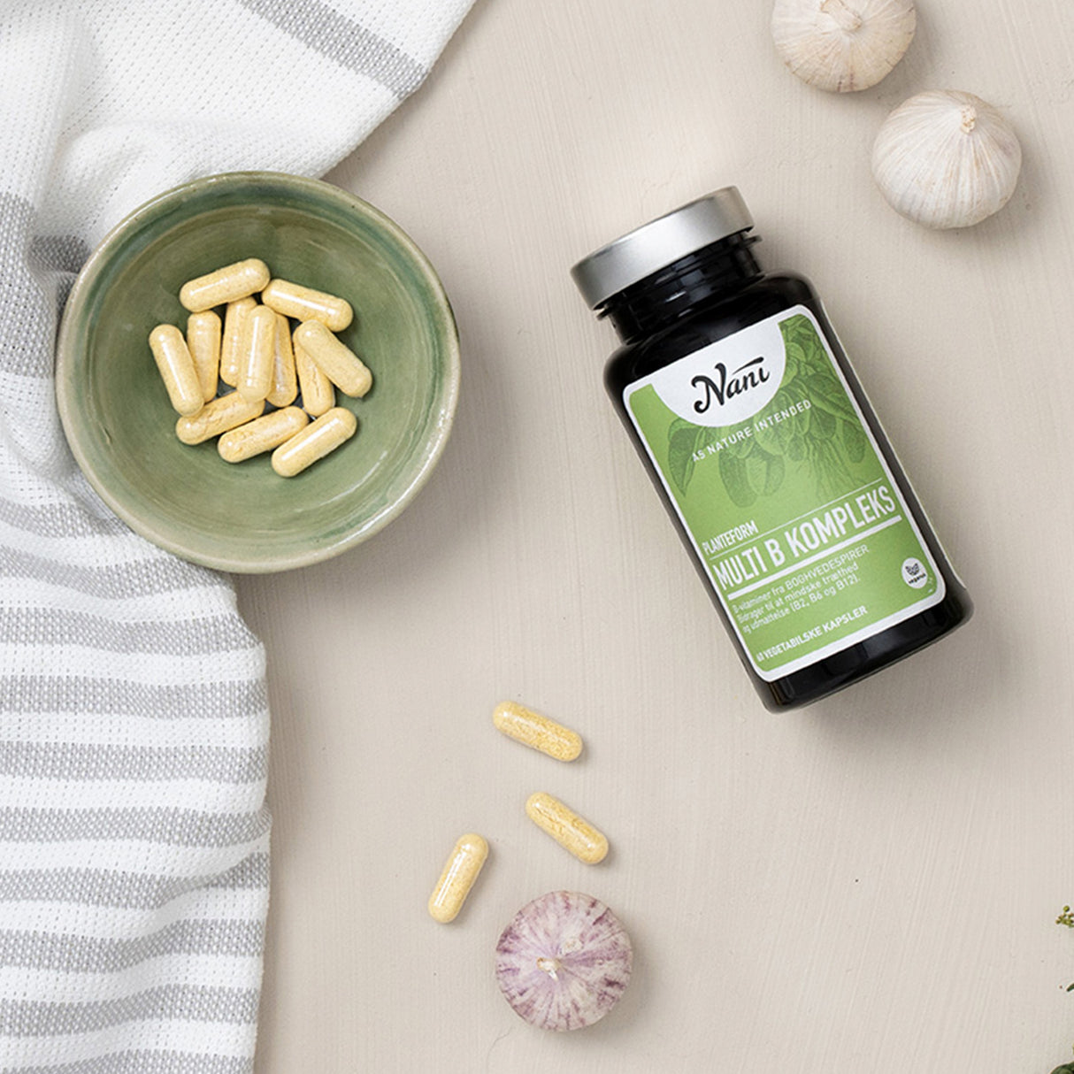 Nani Multi B-vitamin | 60 Kapsler fra Nani