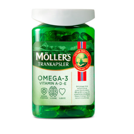 Kapsler fra Möller's Tran