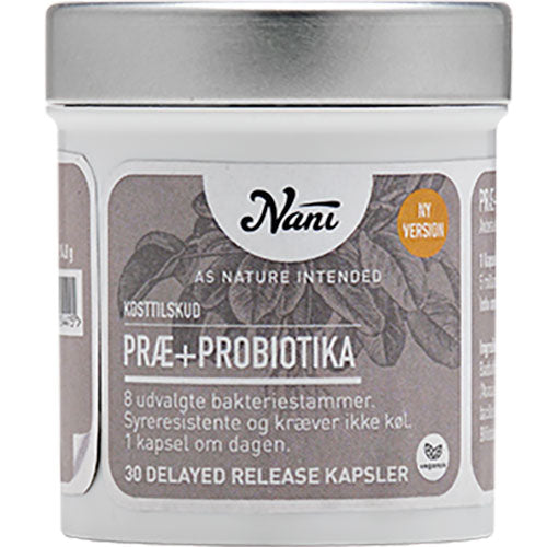 Nani Pre+probiotika | 30 kapsler fra Nani