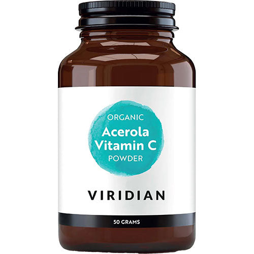 Viridian Nutrition Acerola Vitamin C Pulver Ø | 50 gr fra Viridian Nutrition