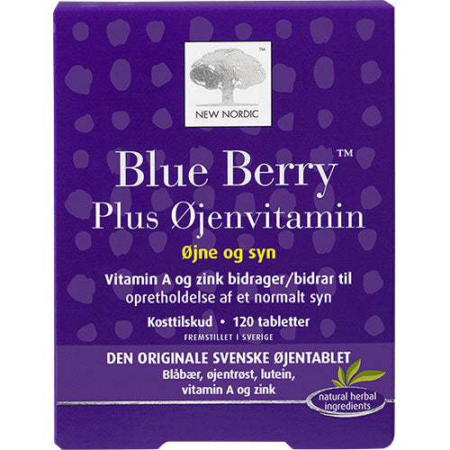 Blue Berry Plus Øyevitamin fra New Nordic