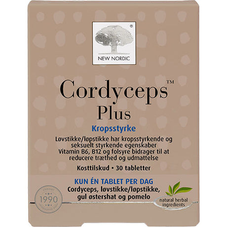New Nordic Cordyceps Plus | 30 Tabl. fra New Nordic