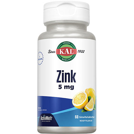 Kal Zink 5 Mg | 60 Tabl. fra Kal