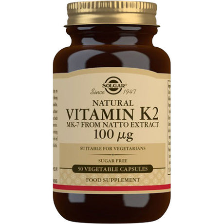 Solgar K2 Vitamin | 50 kapsler fra Solgar