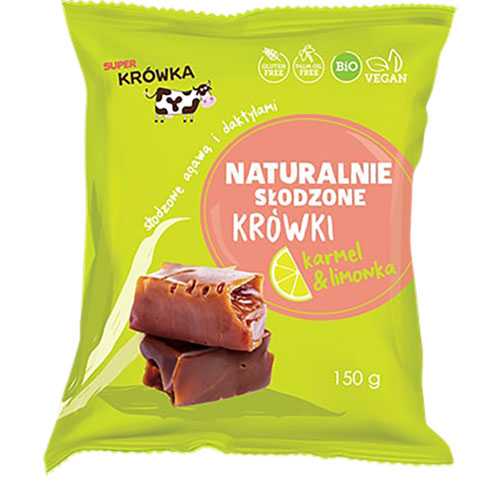Super Fudgio Karameller Med Lime Økologisk | 150 gr fra Super Fudgio