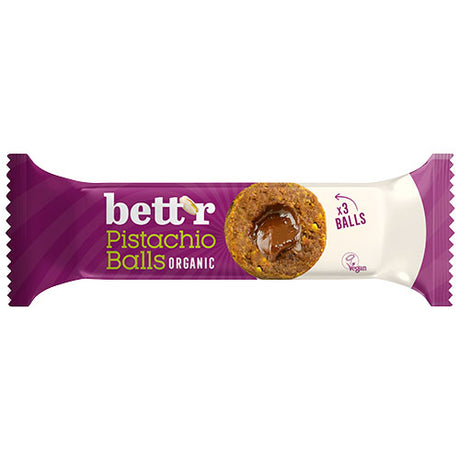 Fruktkuler med fyll av pistasj/kakao Øko fra bett’r