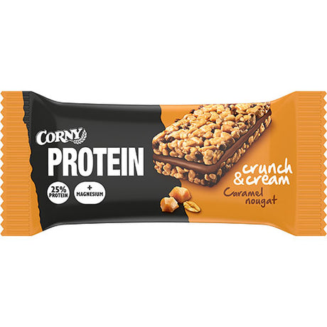 Corny Protein Crunch&cream Caramel Nougat | 35 gr fra Corny