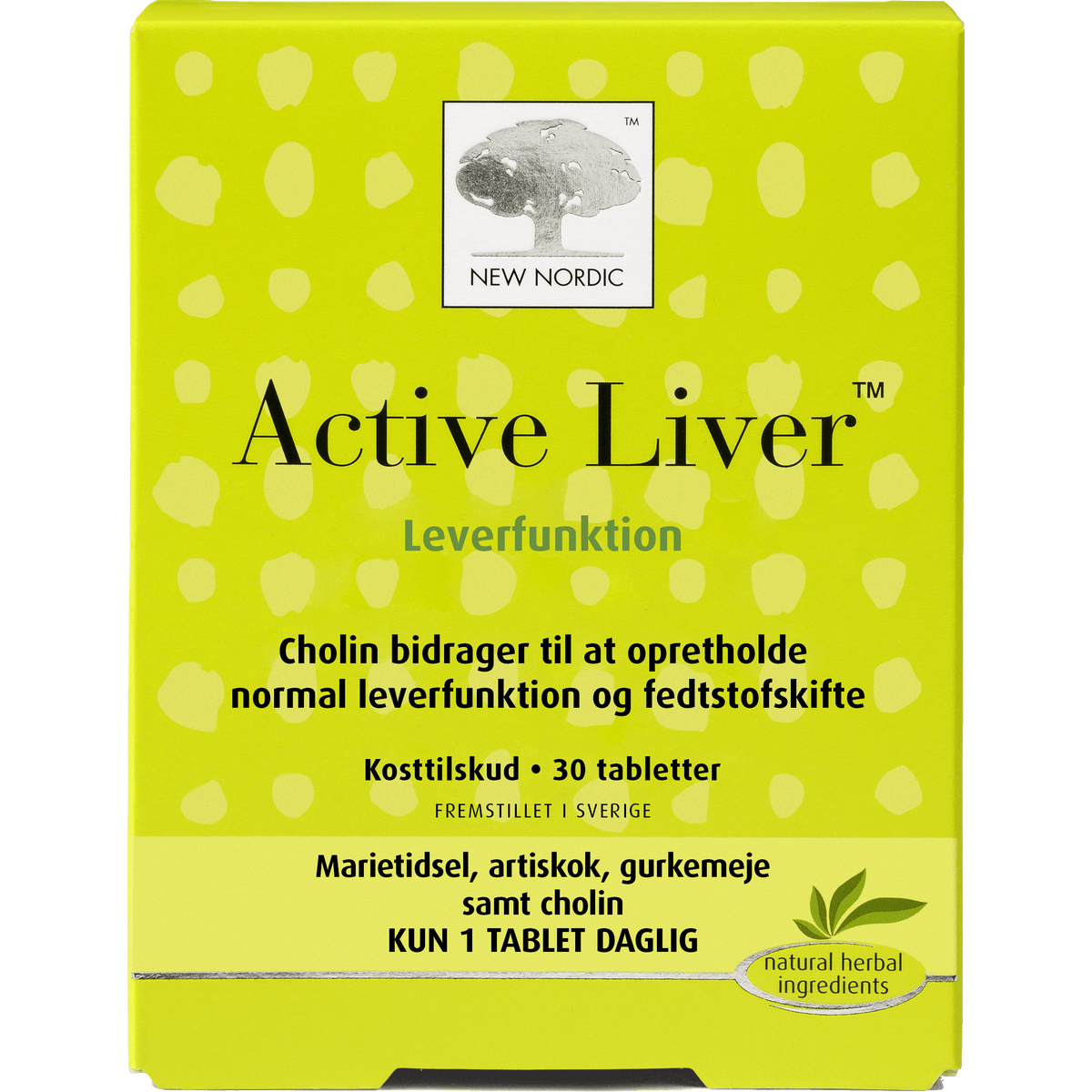 New Nordic Active Liver | 30 tabletter fra New Nordic