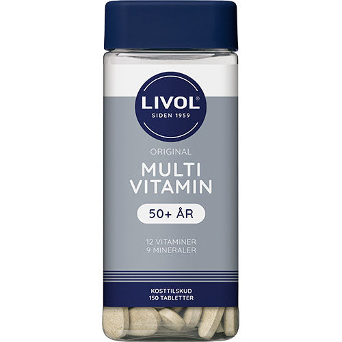 Multivitamin 50+ fra Livol