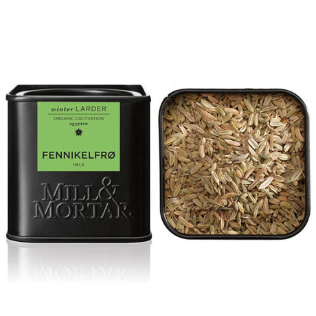 Mill % Mortar Fennikelfrø Hel Øko fra Mill & Mortar