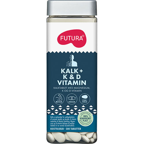 Kalk + K & D Vitamin fra Futura
