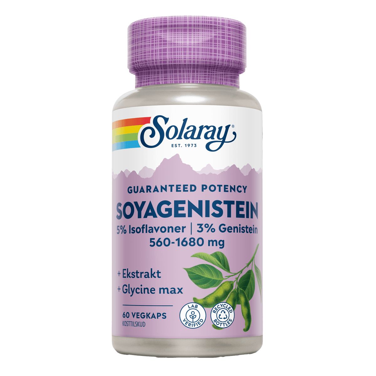 Solaray SoyaGenistein | 60 Kapsler fra Solaray