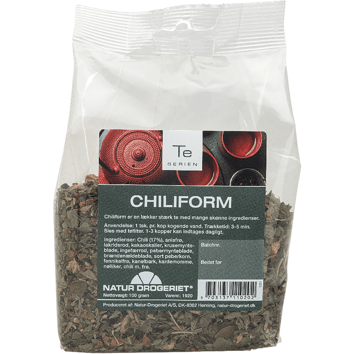 Natur-Drogeriet Chili Form Te | 100 g
