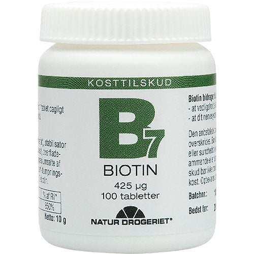 Natur-Drogeriet Biotin | 100 Tabl. fra Natur-Drogeriet