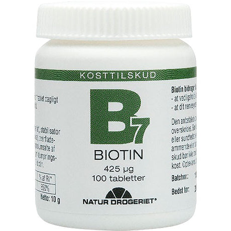 Natur-Drogeriet Biotin | 100 Tabl. fra Natur-Drogeriet