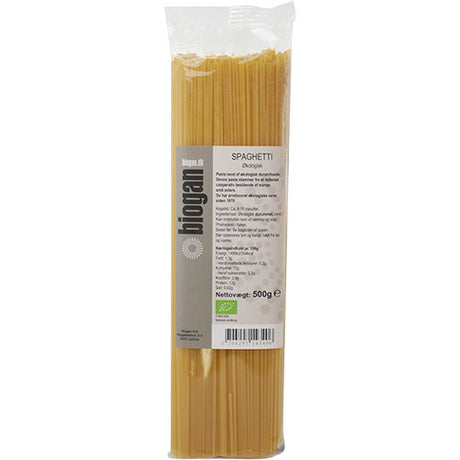 Biogan Økologisk Spaghetti | 500 gr fra Biogan