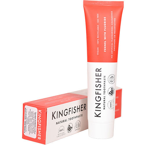 Tannkrem Fennikel Med Fluor fra Kingfisher Toothpaste