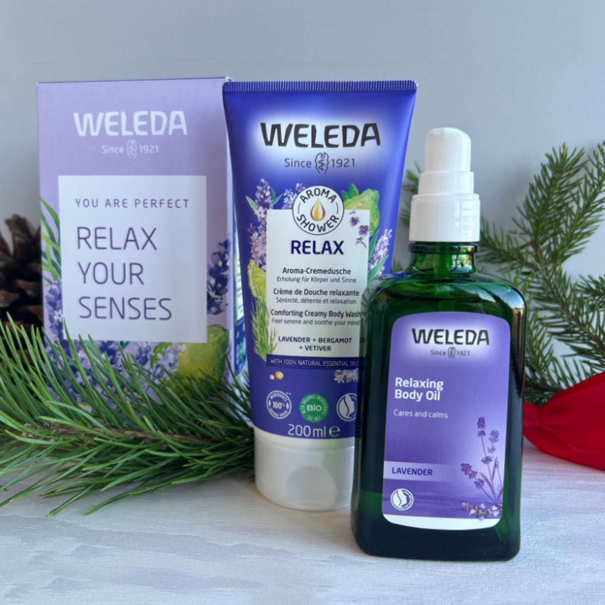 Gaveeske Relax your Senses fra Weleda