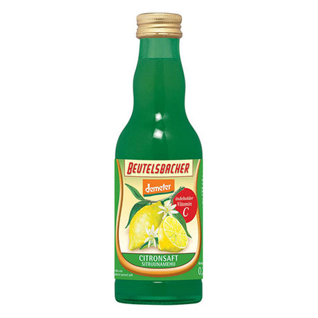 Beutelsbacher Citronsaft Økologisk Demeter | 200 ml fra Beutelsbacher