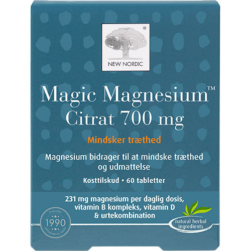New Nordic Magic Magnesium Citrat | 60 Tabl. fra New Nordic