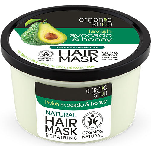 Organic Shop Avocado & Honey Hair Mask | 250 ML fra Organic Shop