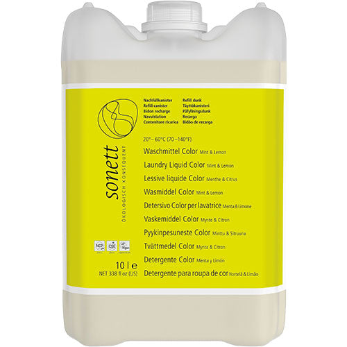 Sonett Vaskemiddel Color, Mynte & Citron | 10 ltr fra Sonett