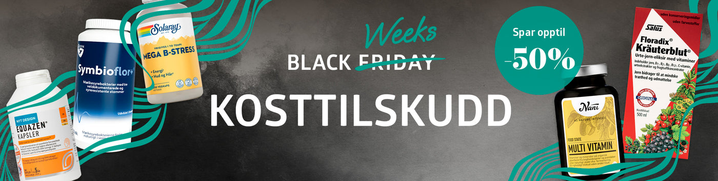Black Weeks Kosttilskudd