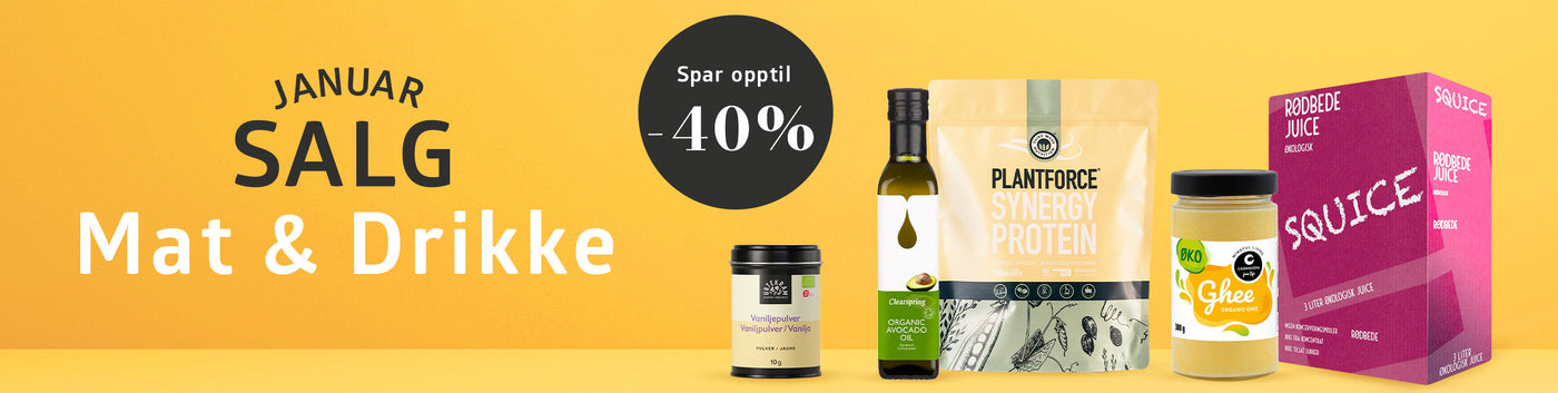 Januar salg - Mat & Drikke