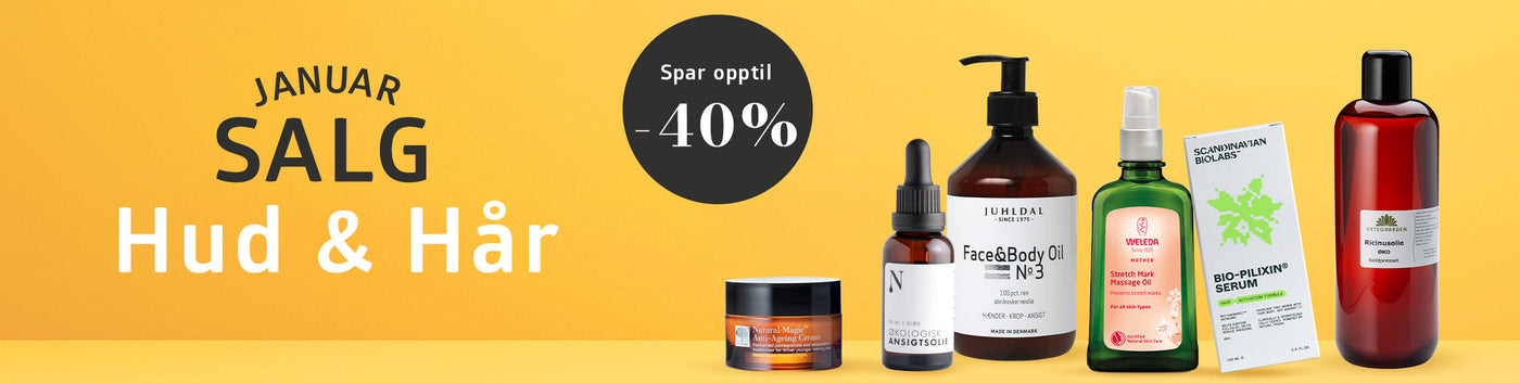 Januar salg - Hud & Hår