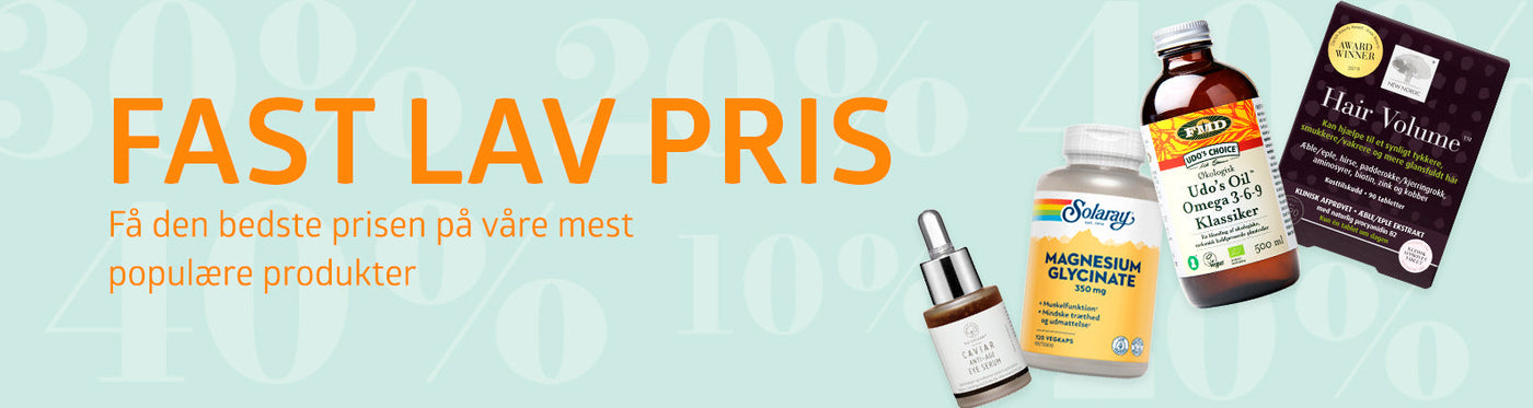 Fast lav pris