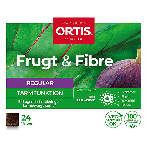 Ortis Frukt & Fiber Terning 24 stk