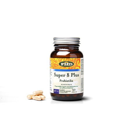 Super 8 Plus Probiotika + Vitamin C - fra 5 år+