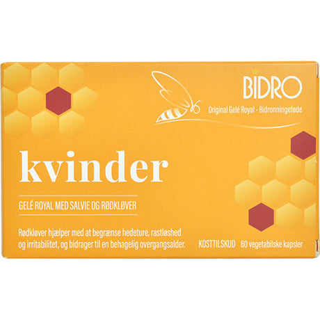 Kvinner vegetabilske kapsler (m. rødkløver) fra Bidro