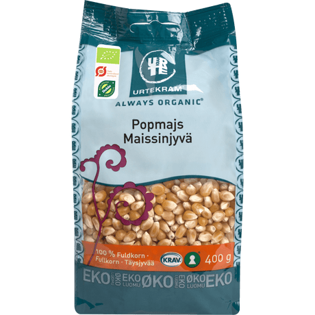 Urtekram Popcornsmais Økologisk | 400 g