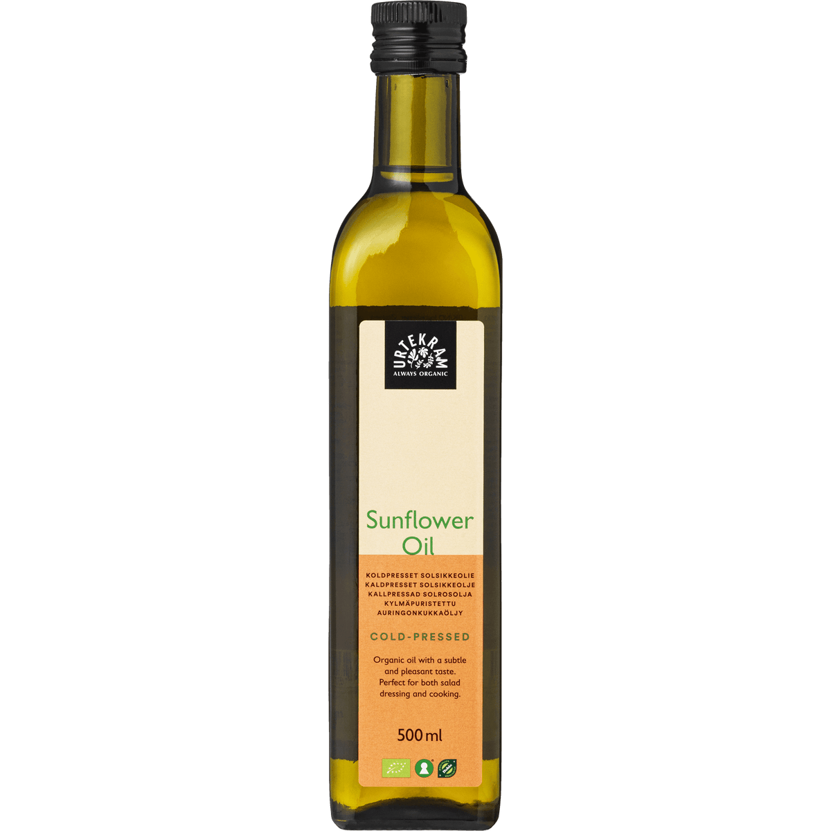 Urtekram Solsikkeolje fra Italia Økologisk | 500 ml