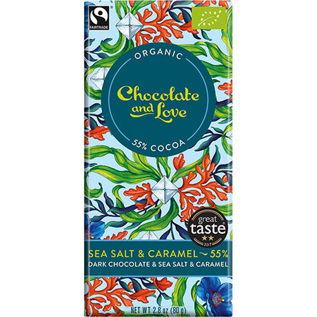 Sjokolade Sea Salt & Caramel 55% Øko fra 