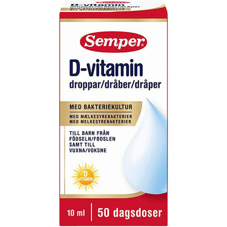 BioGaia Dråper D-vitamin og Melkesyrebakterier til Baby