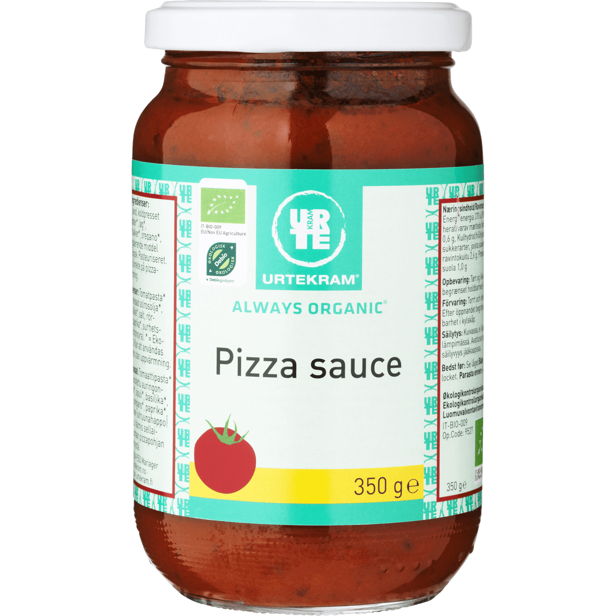 Urtekram Pizzasaus Økologisk | 350 g