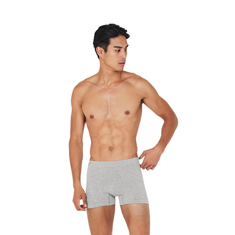 Boody Men´s Boxers Light Grey Marl | Str. Xl fra Boody