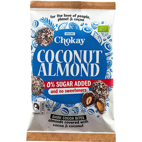 Chokay Snack Bite Coconut Almond 54% Økologisk | 85 g fra Chokay