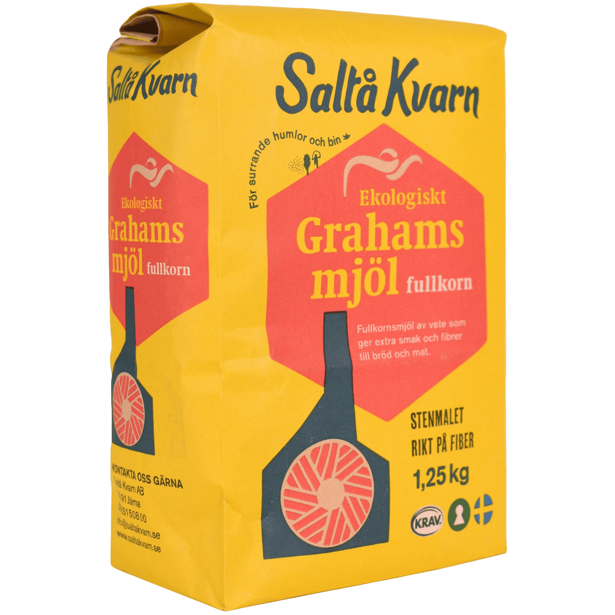 Saltå kvarn Grahamsmel Økologisk Saltå Kvarn | 1250 g