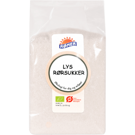 Rømer Rørsukker Lys Fin Økologisk | 500 g